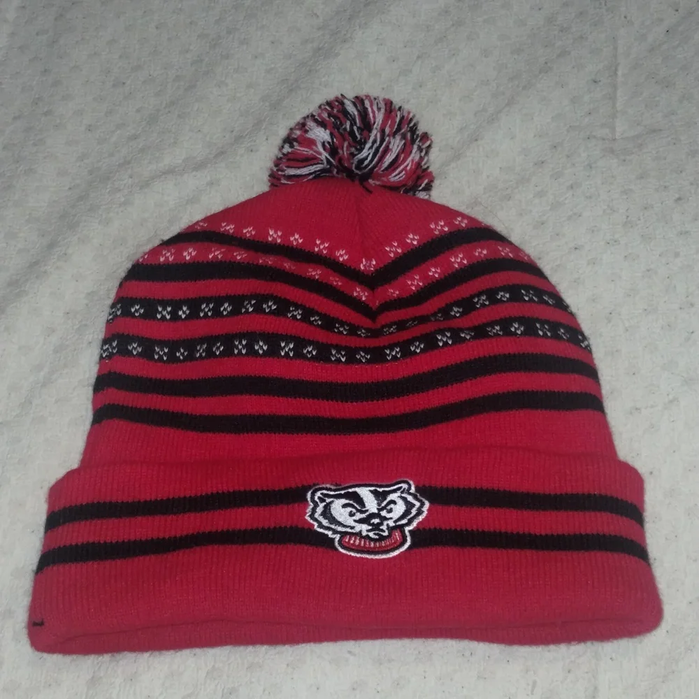 Wisconsin Badgers knit winter hat